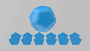 12 Sided Dice (8dot braille)